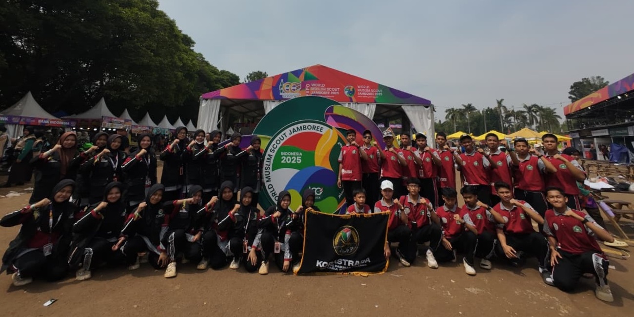 Bersama 16 Negara, Santri PPM Darul Istiqamah Ikut Warnai Jambore Pramuka Muslim Dunia 2025