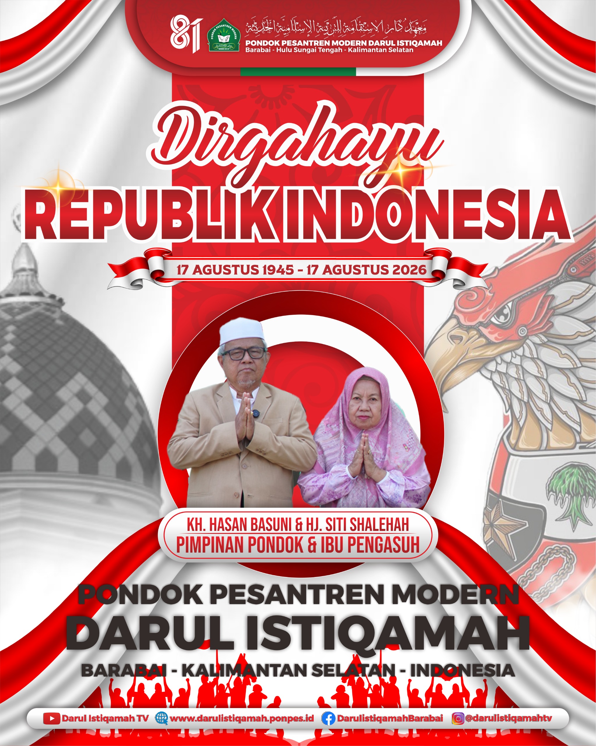 pondok pesantren modern darul istiqamah barabai - 17 Agustus