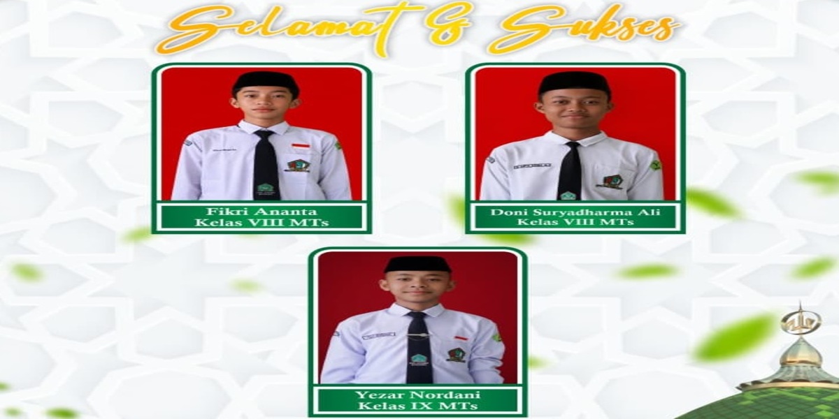 Tiga Santri MTs Darul Istiqamah Lolos Semifinal Gebyar Matematika 2026